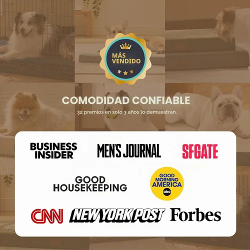 Vista 6 de Bedsure - Cama ortopédica pequeña para perros chicos, impermeable, con funda extraíble lavable, tapete de espuma con forma de huevera para mascotas