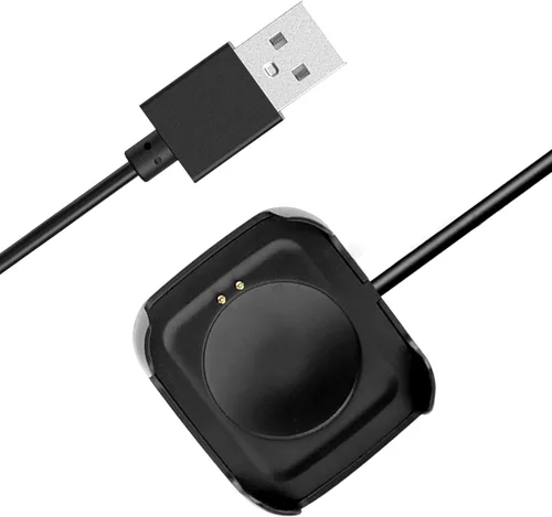 Vista 4 de Cargador de reloj inteligente negro Soporte de muelle estable adecuado para reloj HW18 Base de carga USB Estación de carga para múltiples