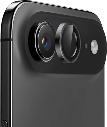 Vista 33 de UARMOR - Protector de lente de cámara compatible con iPhone 17, 16 y 16 Plus: vidrio templado 9H y cubierta de aluminio, transparente HD, kit