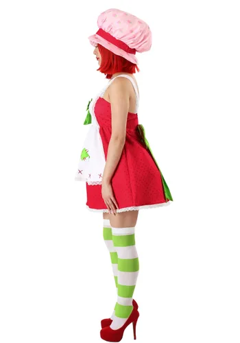 Vista 3 de Disfraz de Strawberry Shortcake para Adultas con Estilo Multicolor
