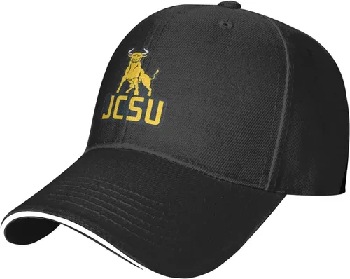 Vista 2 de Johnson C Smith University Logo Sandwich Gorra Unisex Clásico Gorra de béisbol unisex ajustable Casquette Dad Hat