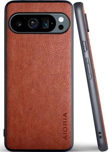 Vista 19 de AIORIA Funda para Google Pixel 7a, pantalla de 6.1 "Premium PU Leather Cover Retro Business Design Funda protectora completa para Google Pixel 7a 5G