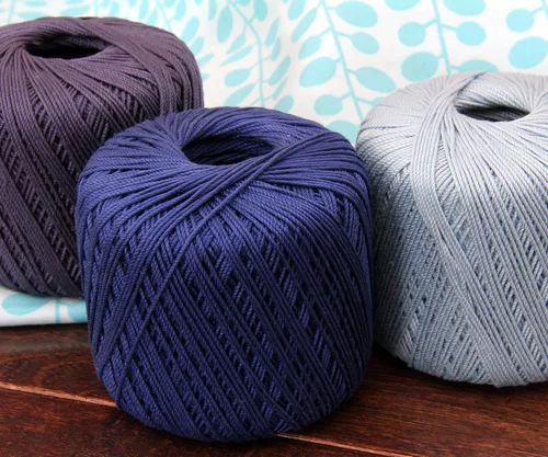 Vista 5 de Hilo de croché Threadart, 100 % algodón, talla 10 Soft pure cotton crochet thread for lace, doilies, amigurumi and crafts. Smooth finish with