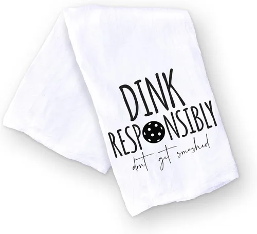 Vista 9 de Toalla de cocina divertida, paño de cocina Big Dink Energy Pickleball - Regalo para él o ella - Regalo de Pickleball - Jubilación - Navidad - Día