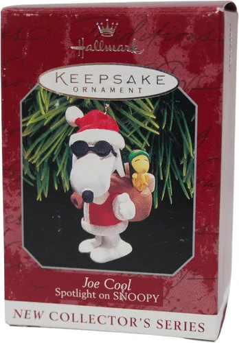 Vista 2 de Adorno de recuerdo de Hallmark 1998 Joe Cool Spotlight en Snoopy