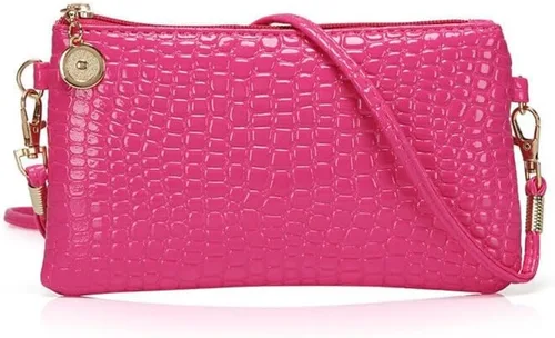 Vista 10 de Bolsa de Mano con Cremallera para Mujer, Bolso Cruzado, Bolso de Hombro, Cartera