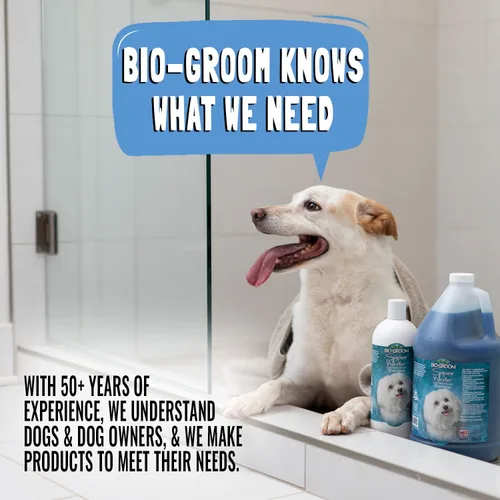 Vista 4 de Bio-Groom Protein Lanolin - Champú para perros – Champú para mascotas sin lágrimas, suministros de baño para perros, lavado de cachorros