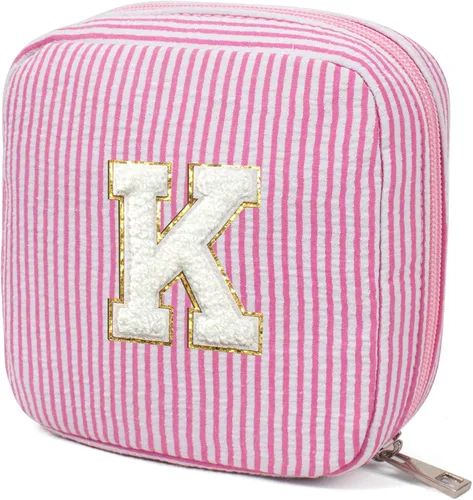 Vista 24 de KOTORA Bolsa de Maquillaje Inicial, Bolsa de Viaje de Artículos de Aseo, Bolsa de Maquillaje Transparente, Bolsas de Cosméticos Organizadoras
