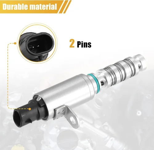 Vista 4 de X AUTOHAUX Válvula de distribución de válvula variable VVT Válvula de control de aceite para Hyundai para Kia 2012-2016 Motor Árbol de levas Válvula