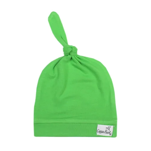 Vista 28 de Copper Pearl Gorro de bebé con nudo superior elástico suave Dolce