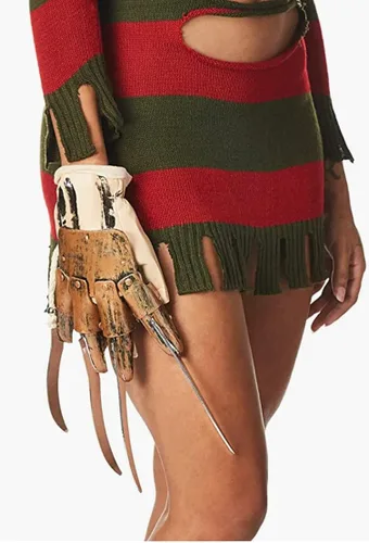 Vista 3 de Secret Wishes Pesadilla en Elm Street Disfraz para mujer Señorita Krueger.