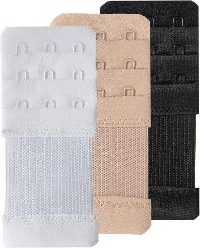 Vista 7 de SAMGU Extensores de brasier para mujer, 2 ganchos, 3 ganchos, 4 ganchos, 5 ganchos, 6 ganchos, correa de extensión de brasier elástica suave 2