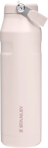 Vista 77 de STANLEY - Botella de agua IceFlow Flip Straw 2.0 con pajilla abatible, abertura más grande, acero inoxidable aislado, sin bisfenol A, 16 onzas