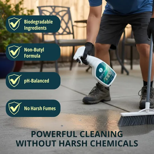 Vista 5 de EvaClean PurClean Limpiador multiusos, listo para usar, paquete de 2 botellas de spray de 32 onzas líquidas cada uno, desengrasante biodegradable
