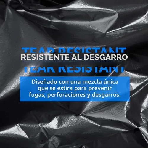 Vista 6 de Reli. Bolsas de basura de 13 galones 1000 bolsas Negro Cocina alta Fuerte Basura