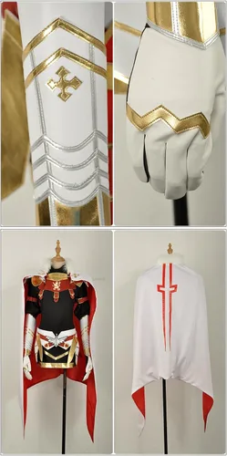 Vista 8 de Yejue Disfraz de cosplay para mujer con capa, conjunto completo para fiesta de Halloween