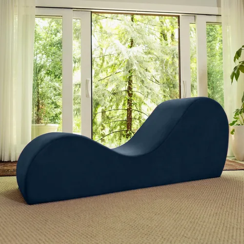 Vista 8 de Avana Elegante tumbona para yoga, fabricada en los Estados Unidos, ideal para estiramiento, relajación, ejercicio y más, 60 pulgadas de profundidad