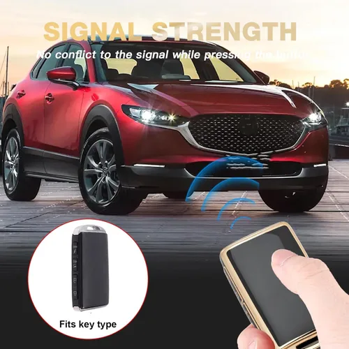 Vista 3 de Xotic Tech - Carcasa para llave de entrada sin llave, con 4 botones, de poliuretano termoplástico, 4 botones, a prueba de golpes, compatible
