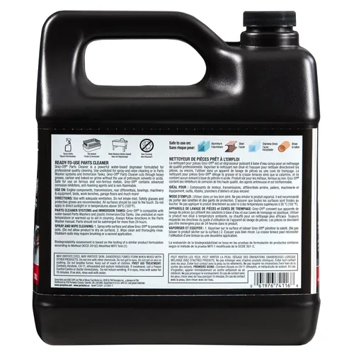 Vista 2 de Spray Nine Limpiador/desengrasante de calidad industrial 3.78 L / 0.79 G