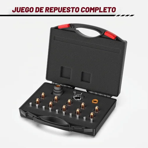 Vista 6 de Bestarc Blow Back Plasma Cutter Antorcha Consumibles, 23pcs Kit de antorcha