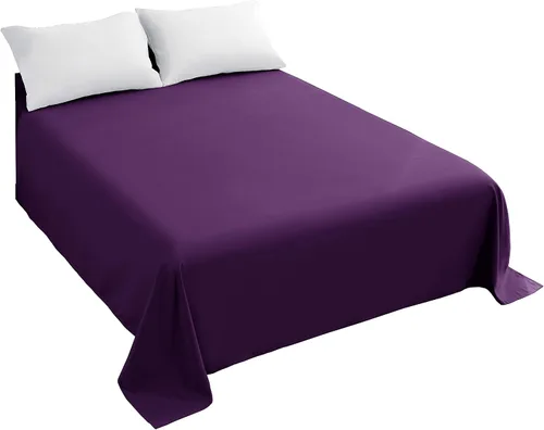 Vista 15 de Sfoothome Sábana encimera de tamaño matrimonial – Microfibra cepillada extra suave, lavable a máquina, sin arrugas (beige, matrimonial)