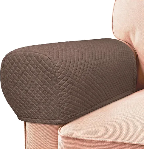 Vista 12 de Roytub Fundas para Brazos de Sofá, Funda Transpirable para Reposabrazos de Sofá, Sillón, Loveseat, Fundas para Brazos de Reclinable Resistentes a