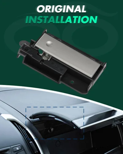 Vista 5 de SCITOO Manija de puerta interior compatible con Chevy 2007-2013 para Silverado 1500 negro interior interior 1 pieza manija de repuesto 15914995