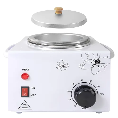 Vista 14 de Calentador de cera portátil para depilación sin dolor, calentador de cera profesional para mujeres y hombres con juego de temperatura ajustable, 40