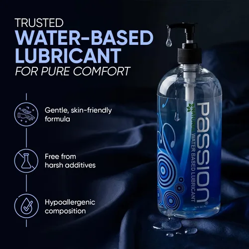 Vista 2 de Passion Lubes, Lubricante natural a base de agua, PL100-2OZ, 1