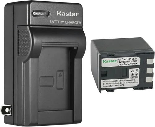 Vista 8 de Kastar Reemplazo del cargador de batería de pared de CA para Canon VIXIA HF R100, R11, HG10, HV20, HV30, HV40, ZR100, ZR200, ZR300, ZR400, ZR500