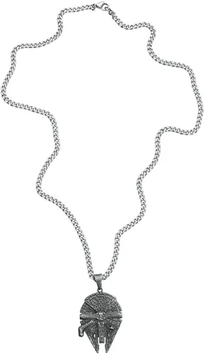 Vista 2 de Collar con colgante de halcón milenio de Star Wars, Metal, N A