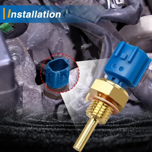 Vista 5 de Sensor de temperatura del refrigerante, sensor de temperatura del motor ECT, interruptor de temperatura compatible con Nissan Altima Frontier