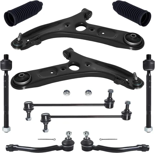 Vista 9 de TUCAREST K622232 K622646 (par) Brazo de control inferior delantero y conjunto de rótula compatible con Hy-undai 2011-2016 Elantra w/4-Door Sedan