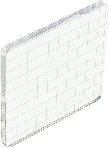 Vista 19 de PATIKIL Bloque de sello acrílico de 2 x 2 pulgadas, bloque de estampado transparente con líneas de cuadrícula, bloques de montaje decorativos