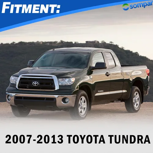 Vista 2 de Osompar Manija exterior del portón trasero con cilindro de cerradura con llave para Toyota Tundra 2007-2013 Reemplaza 69090-0C040 690900C040 81213