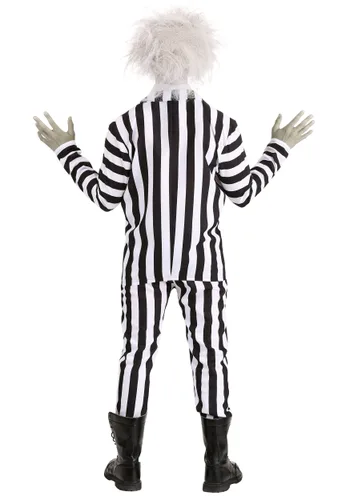 Vista 2 de Disfraz de Beetlejuice para Hombre Multicolor