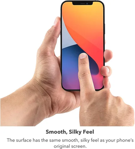 Vista 5 de ZAGG InvisibleShield Glass Elite+ Plus - Protector de pantalla para iPhone 12, iPhone 12 Pro, iPhone 11 y iPhone XR, vidrio templado más fuerte