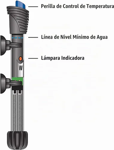Vista 8 de Aqueon Calentador sumergible para acuario, 50 vatios, hasta 20 galones