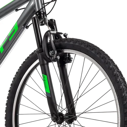 Vista 12 de Huffy Bicicleta de montaña Stone para hombres y mujeres, 20"/24"/26", 6 velocidades (20") o 21 velocidades, suspensión delantera o doble (varía)