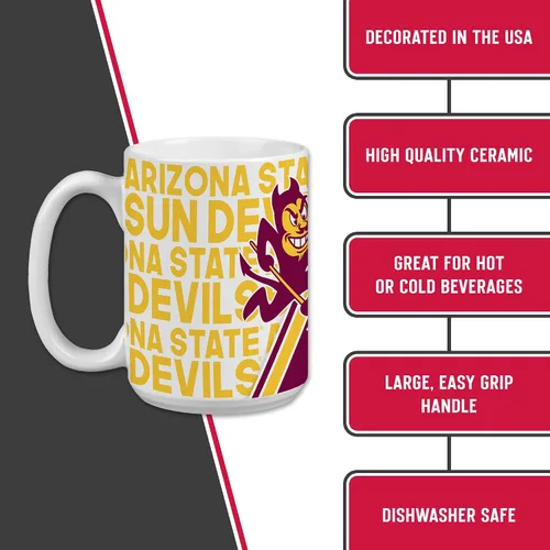 Vista 33 de Rico Industries NFL Football San Francisco 49ers - Taza de café de cerámica blanca de 15 onzas para fanáticos de la NFL