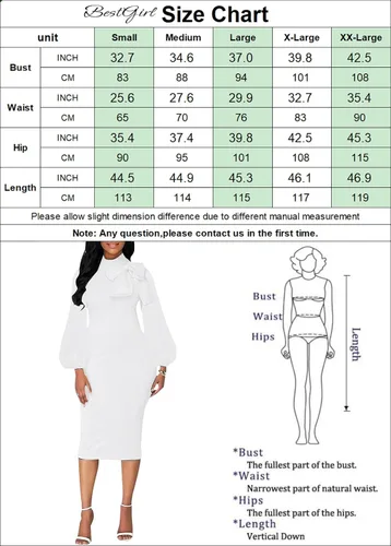 Vista 3 de BestGirl Vestidos ajustados de manga obispo para mujer, vestidos de trabajo casuales con estampado floral
