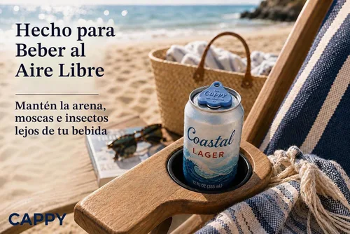 Vista 4 de The Cappy - Abrelatas de bebidas reutilizables (paquete de 4), se adapta a todas las latas estándar, combinaciones de colores surtidos