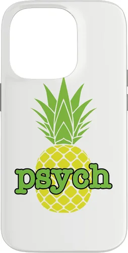Vista 17 de Funda blanca para iPhone 16 Psych Pineapple Fruit
