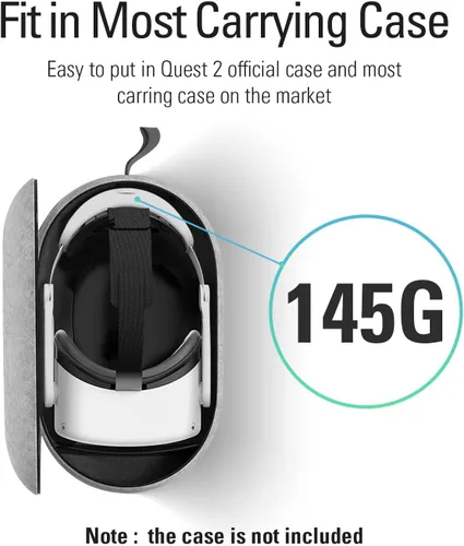 Vista 5 de 2023 Upgraded Head Strap for Oculus Quest 2, Elite Strap Replacement with Both TPU Silicone Pad & PU Sponge Pad, Comfort Head Strap Accessories
