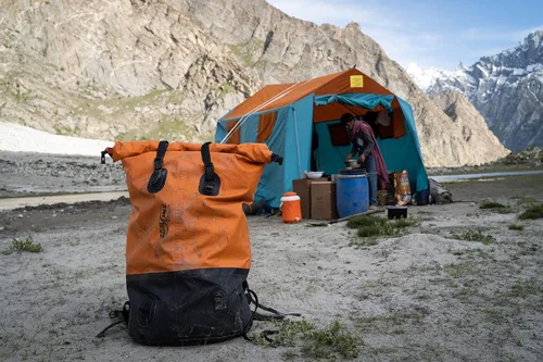 Vista 4 de SealLine Mochila impermeable Pro Pack, naranja, 70 litros