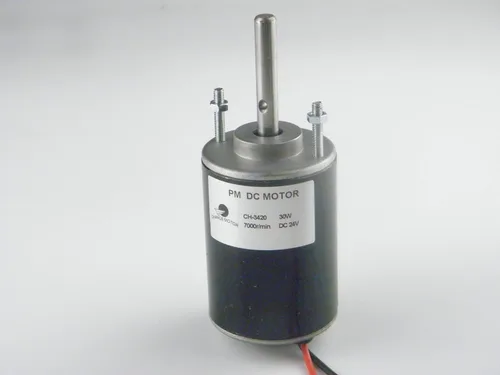 Vista 4 de CHANCS Motor de engranaje eléctrico de poco ruido del eje común del poder más elevado CH-3420 24V DC 7000RPM del alto esfuerzo de torsión