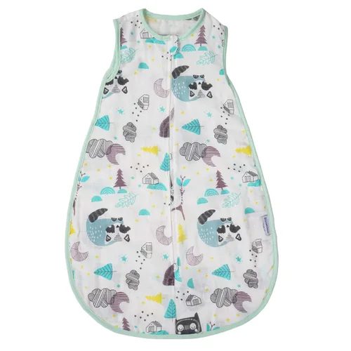 Vista 10 de Saco de dormir transpirable para niños pequeños de 18 a 36 meses, saco de dormir de muselina de algodón de 0.5 TOG, manta ponible ligera para bebés