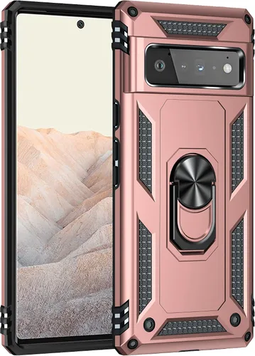 Vista 45 de Korecase Funda para Google Pixel 6 Pro de Servicio Pesado Resistente de Cuerpo Completo a Prueba de Arañazos a Prueba de Golpes Protección