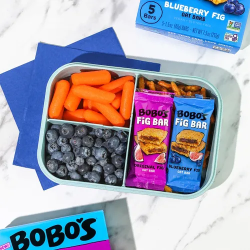 Vista 7 de Bobo's Paquete variado de barras de higo, sabores originales y arándanos (20 unidades) Gluten Free Breakfast Bars, Healthy Snacks for Adults &