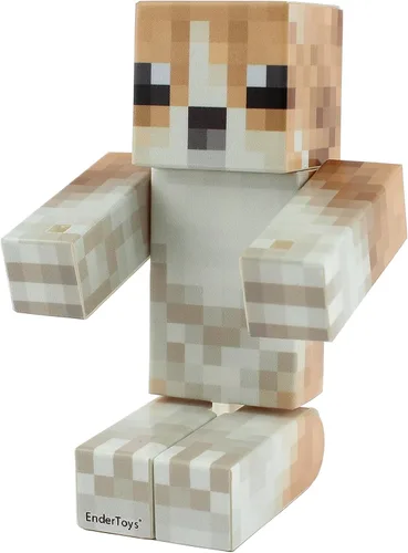 Vista 4 de EnderToys Figura de acción de perro Corgi Gris
